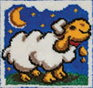 Carpet technique embroidery