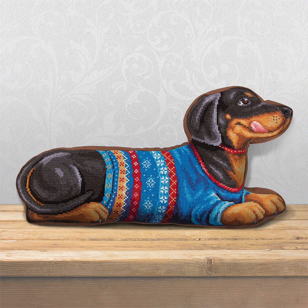 Dachshund Shaped Cushion